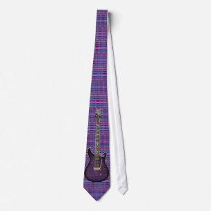 Corbata Lazo rayado de la guitarra