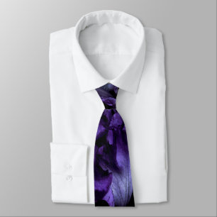 Corbata Lazo regular del iris púrpura