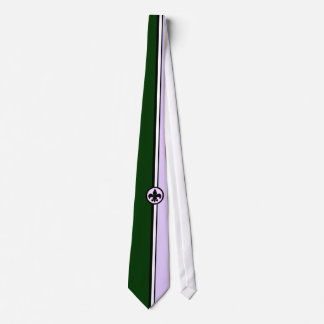 Corbata Lazo retro de la flor de lis del KRW
