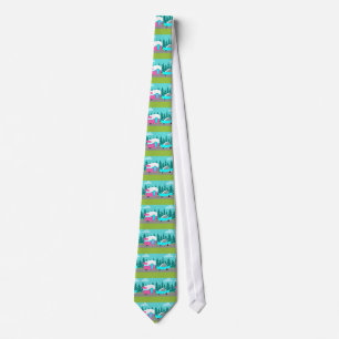 Corbata Lazo retro del campista/del remolque y del coche