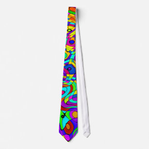 Corbata Lazo retro del vidrio 2