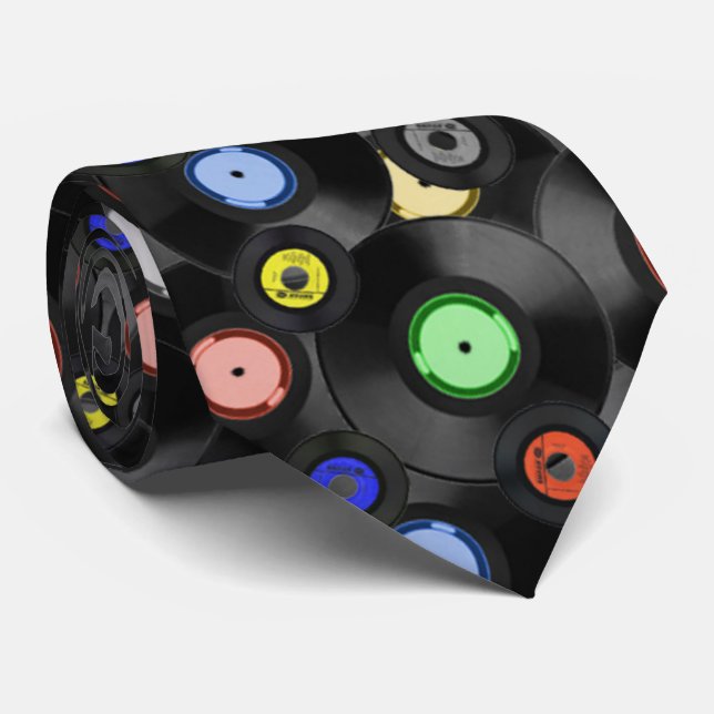 Corbata Lazo retro para hombre de los expedientes (Enrollado)