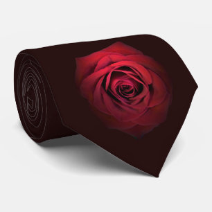 Corbata Lazo rojo oscuro del rosa