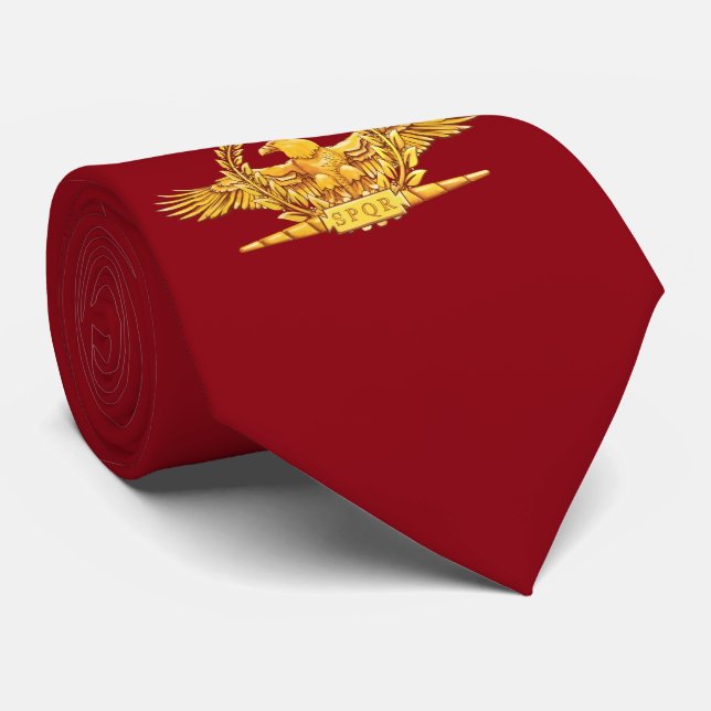 Corbata Lazo romano de SPQR Eagle (Enrollado)