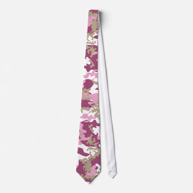 Corbata Lazo rosado de encargo de Camo (Anverso)
