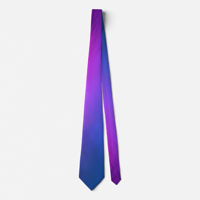 Corbata Lazo rosado y púrpura de Ombre (Anverso)