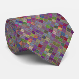 Corbata Lazo tejado coloreado multi del modelo
