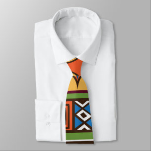 Corbata Lazo tribal africano del patternfun