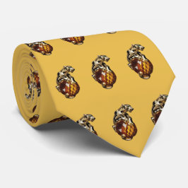 Corbata LAZO UNO ENCENDIDO: Topaz PRECIOSO Deco Jaguar del