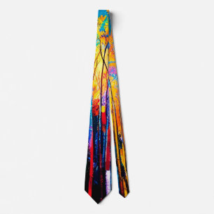 Corbata Lazos abstractos de arte moderno de Guay