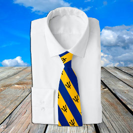 Corbata Lazos de Barbados, moda Bandera de Barbados, negoc