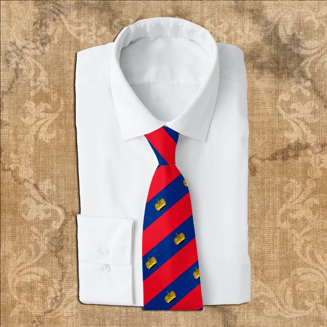 Corbata Lazos de Liechtenstein, moda de la bandera, negoci (Subido por el creador)