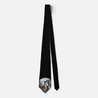 Corbata Lazos de oso polar Vida silvestre Arte de amarre N