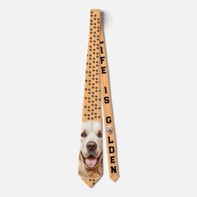 Corbata Lazos de perro de Golden Retriever (Anverso)