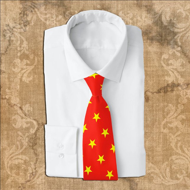 Corbata Lazos de Vietnam, moda Bandera Vietnamita, negocio (Subido por el creador)