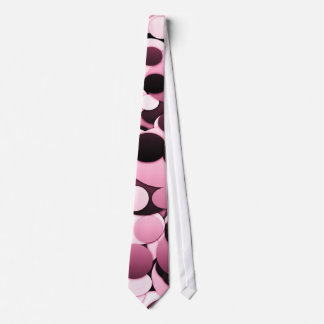 Corbata Lazos del lunar del rosa y de Borgoña