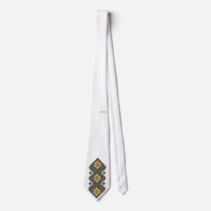 Corbata Lazos del ucraniano con el modelo