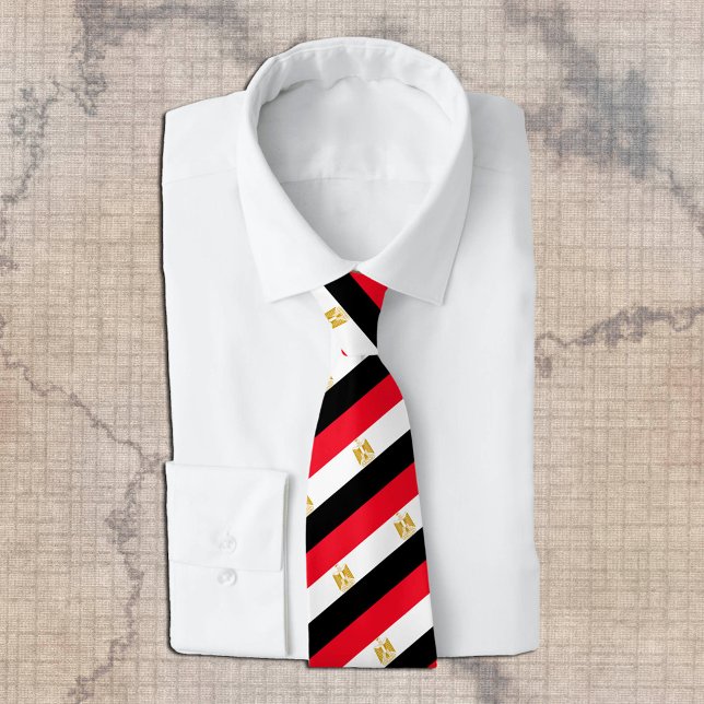 Corbata Lazos Egipto, moda Bandera Egipcia, negocios (Subido por el creador)