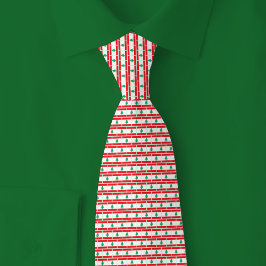 Corbata Lebanon Flag Brick Pattern