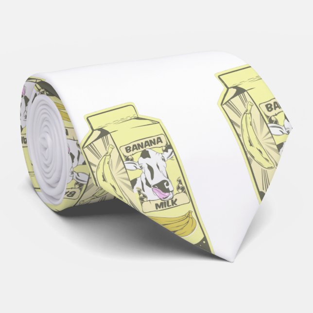 Corbata Leche bananera de vaca dulce (Enrollado)