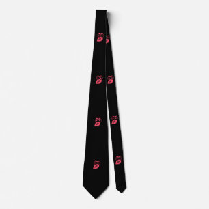 Corbata Leche de búho rosa