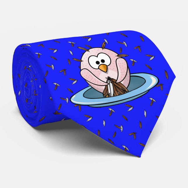 Corbata Lechuza de Acción de Gracias (Enrollado)