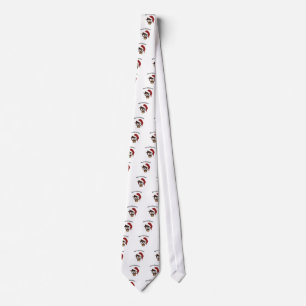 Corbata Lechuza furiosa de navidad