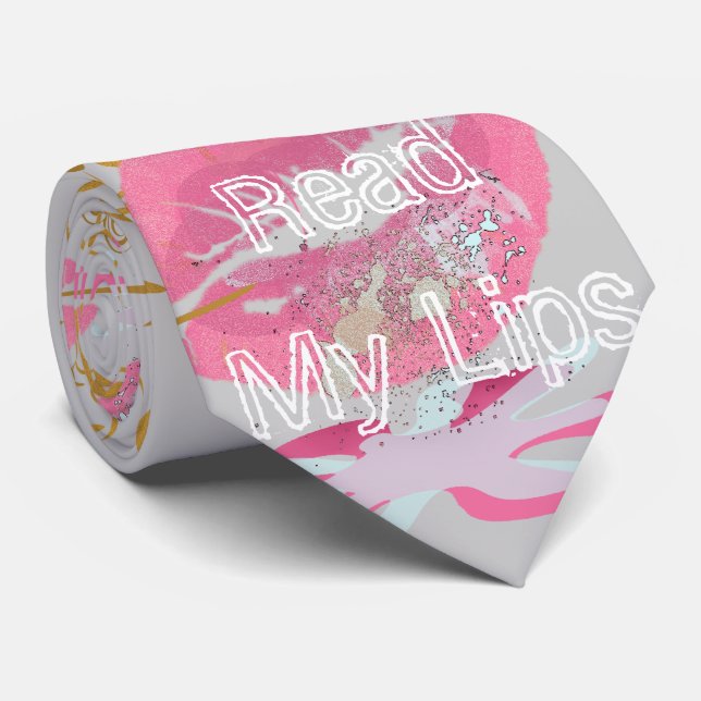 Corbata Leer mis labios (Enrollado)
