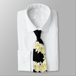 Corbata Lei de Plumeria Blanca Hawaiana Floral Elegante