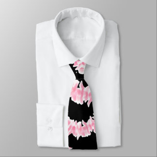Corbata Lei de Plumeria Rosa Hawaiana Floral Elegante