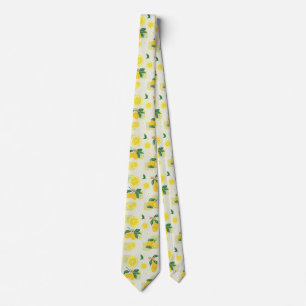 Corbata Lemon Floral