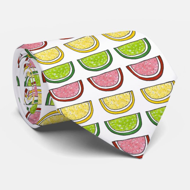 Corbata Lemon Lime Gummy Fruit Slice Passover Jelly Candy (Enrollado)
