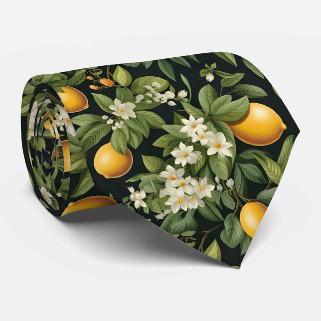 Corbata Lemon Pattern Men's Necktie  (Enrollado)