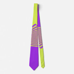 Corbata Lemon y Lilac Spiral Necal