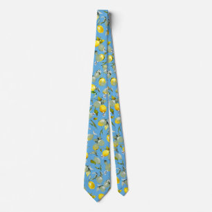 Corbata Lemones acuarelas 27