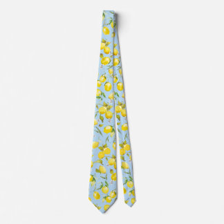 Corbata Lemones acuarelas 4