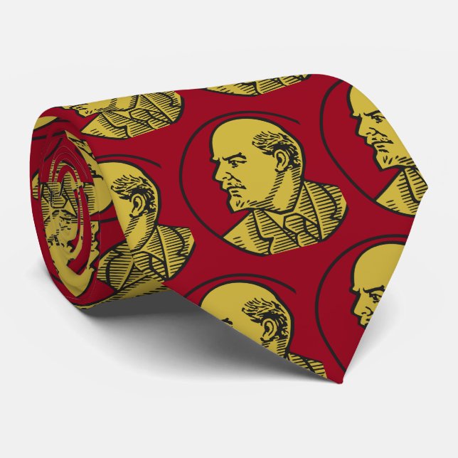 Corbata Lenin Comunismo Revolución Socialismo Rusia (Enrollado)