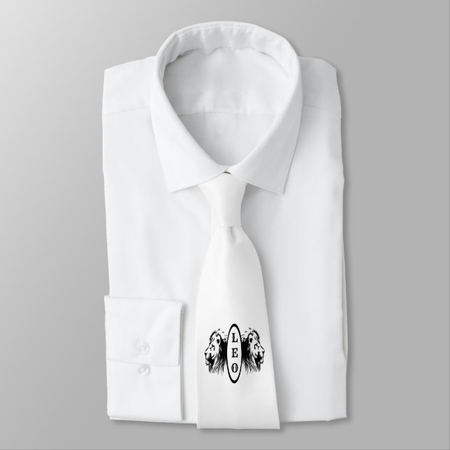 Corbata Leo el León Bookending Zodiac (Atado)