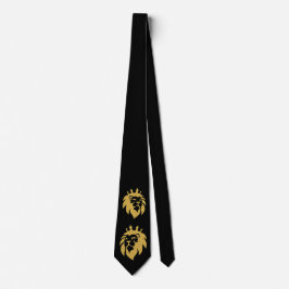 Corbata León con Corona - Estilo Oro 1