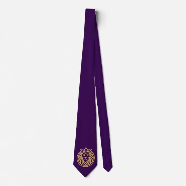 Corbata León con Corona - Estilo Oro 4 (Anverso)