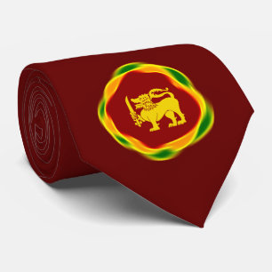 Corbata León de bandera de Sri Lanka