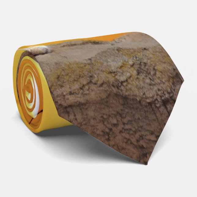 Corbata León de montaña al atardecer (Enrollado)