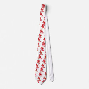 Corbata León del rojo islámico