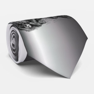 Corbata León en modo vector