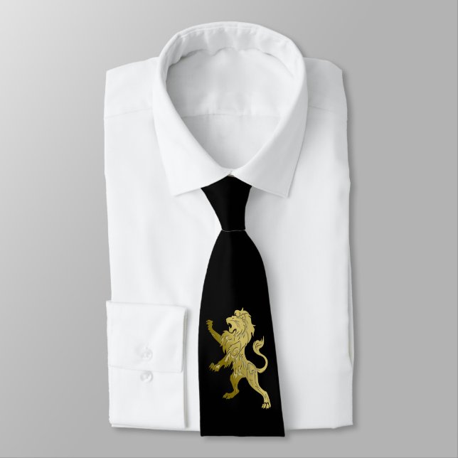 Corbata León real de oro (Atado)