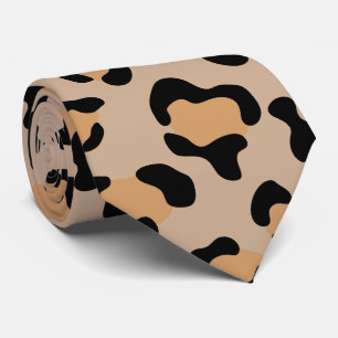 Corbata Leopardo Print, Leopard Spots, Brown Leopard
