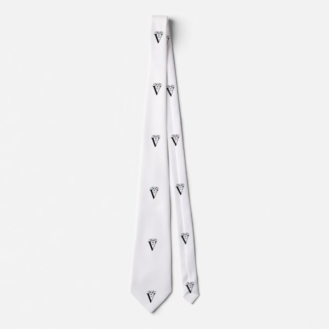 Corbata Letra Face Tie (Anverso)