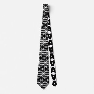 Corbata Letra negrita A Alfabeto de patrón