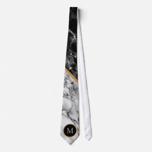 Corbata Letra personalizado tie de cuello regalo Mármol bl