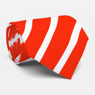 Corbata Leuchtorange gestreift Krawatte